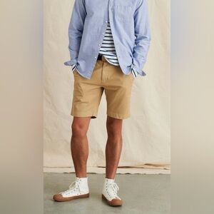 Alex Mill Men's Khaki Shorts L- Textured. Pockets. Drawstring. Buttons. GUC.